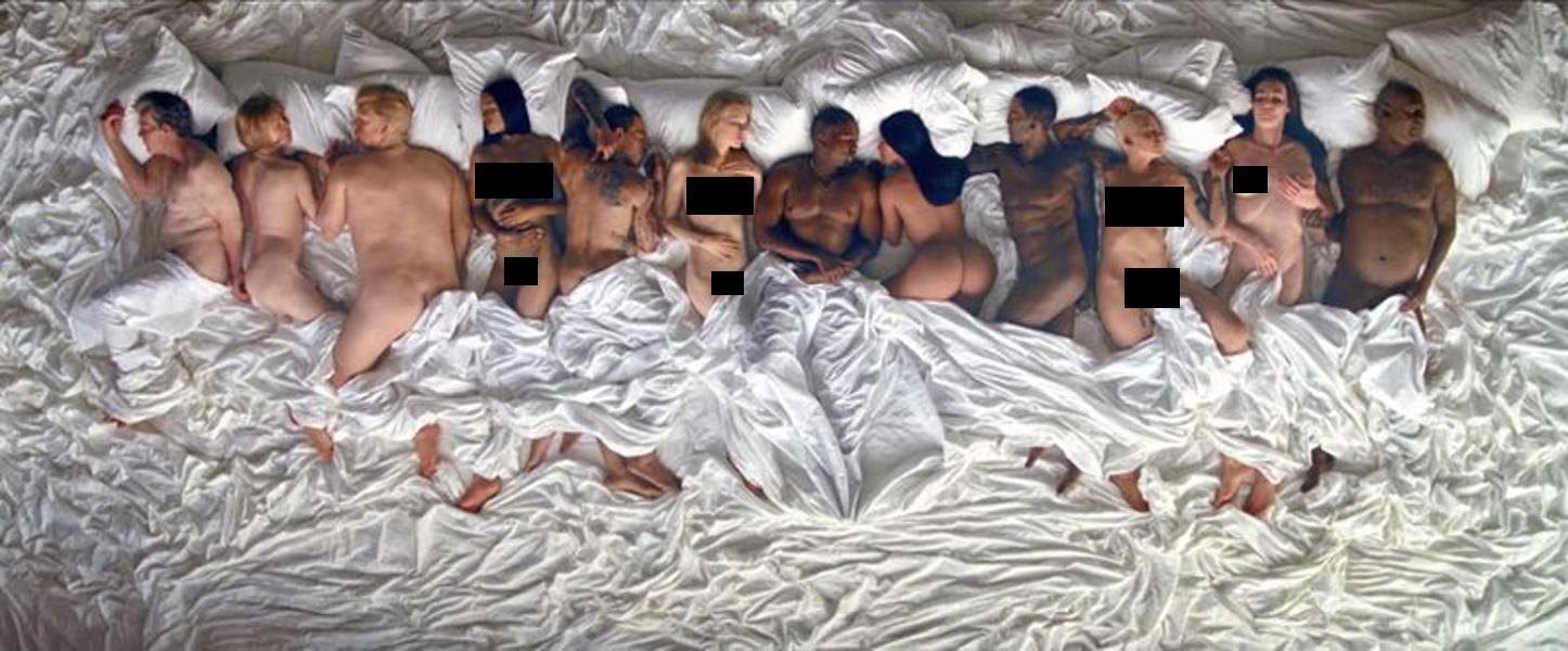 Kanye West Sort Of Got Taylor Swift Rihanna And Donald Trump Naked For His Latest Capital