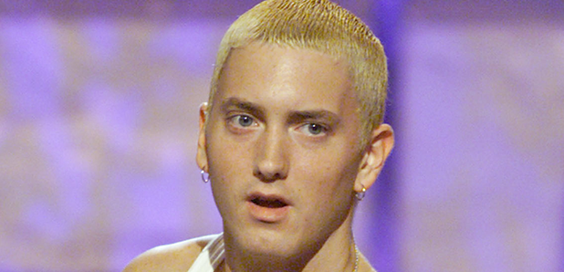 Eminem's Blonde Hair in 2015: The Messy Blonde Locks - wide 9