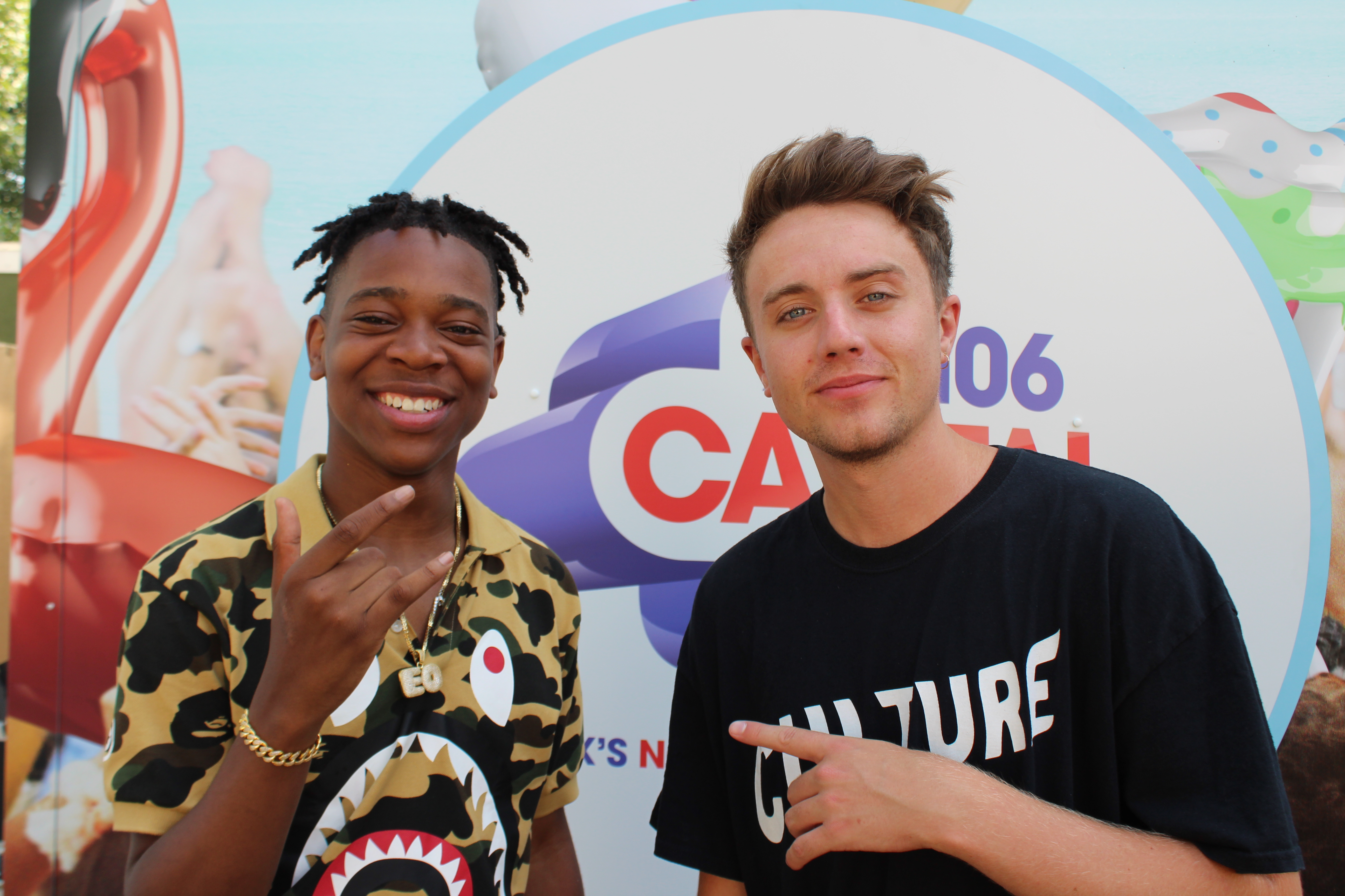 EO Roman Kemp Backstage At Wireless