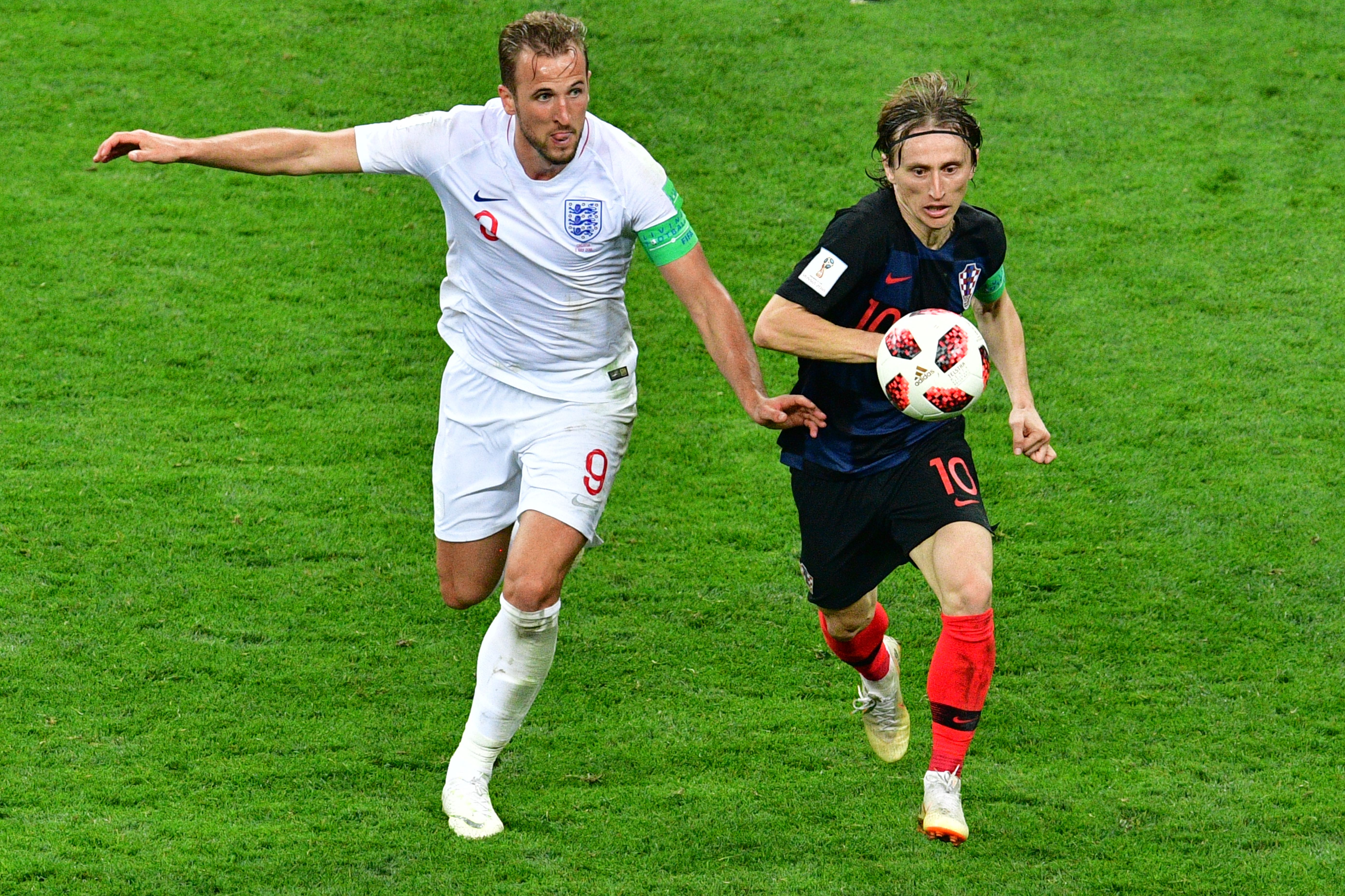 Harry Kane Luka Modrić Russia World Cup 2018