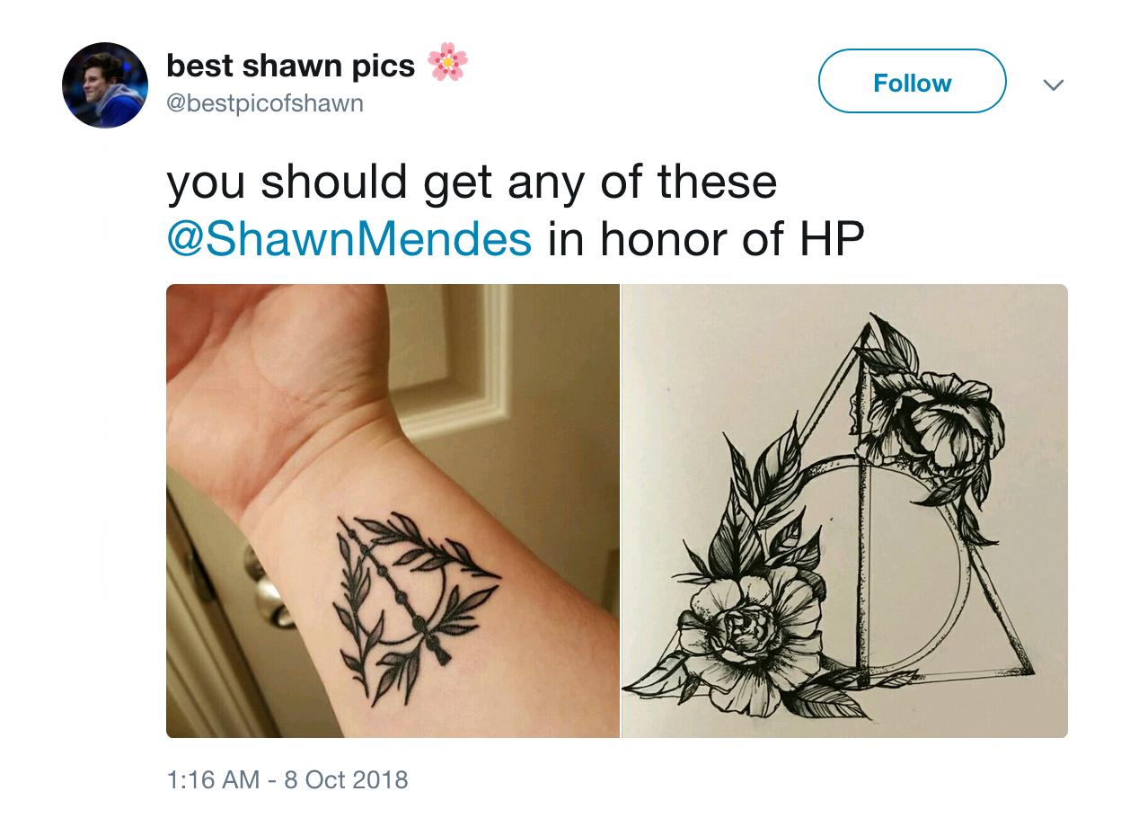 Shawn Mendes Fan Shares Tattoo Idea