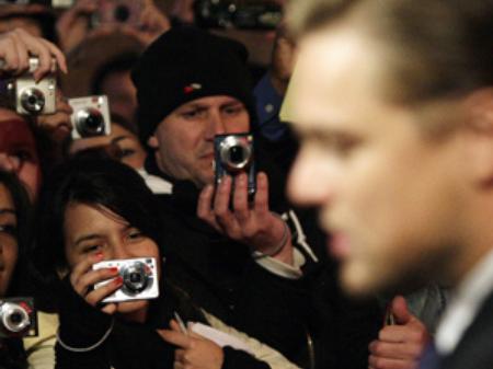 Leonardo DiCaprio in Leicester Square