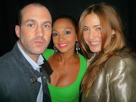Johnny and Lisa at the Summertime Ball with Alesha Dixon