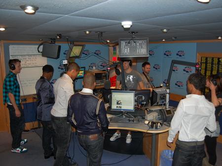 JLS in the Capital studios