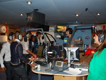 JLS in the Capital studios
