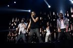 Image 4: JLS on stage at the Jingle Bell Ball