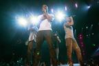 Image 7: JLS on stage at the Jingle Bell Ball