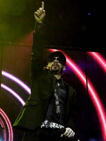 Backstreet Boys on stage at the Jingle Bell Ball