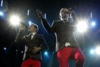 Image 1: John & Edward on stage at the Jingle Bell Ball