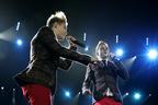 Image 2: John & Edward on stage at the Jingle Bell Ball
