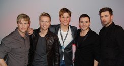 Kevin with Westlife