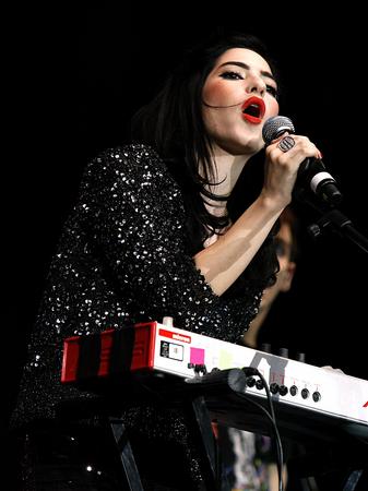 The Veronicas on stage at the Jingle Bell Ball