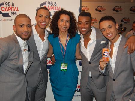 JLS with Margherita