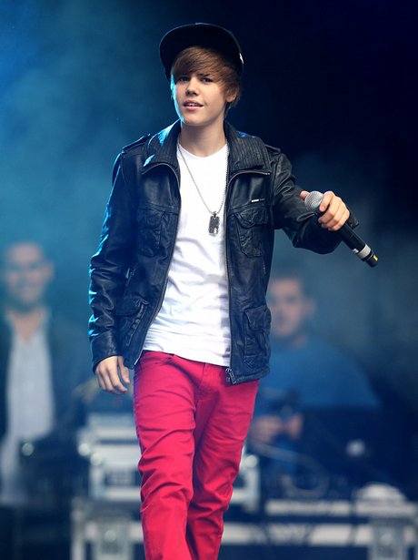 Justin Bieber on stage