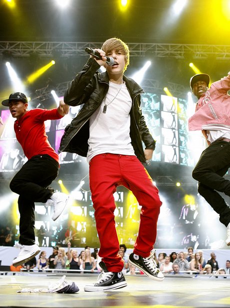 Justin Bieber on stage