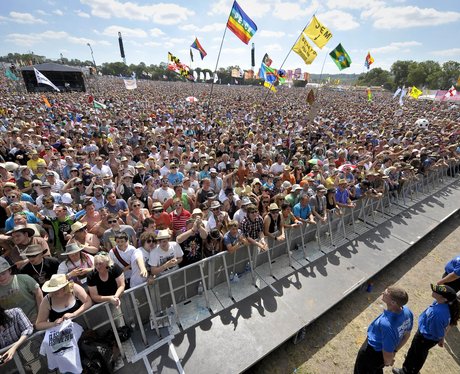 The Glastonbury 2010 crowd