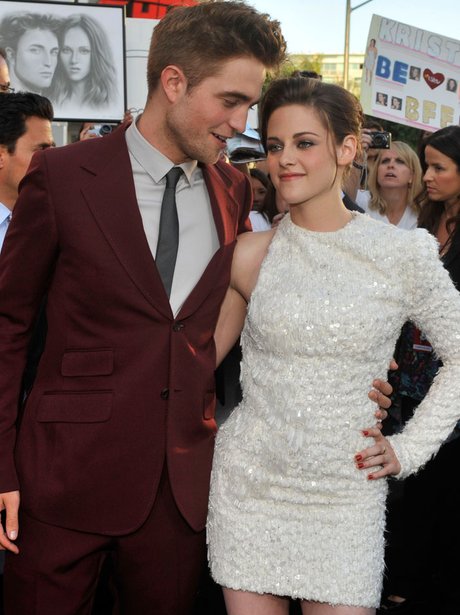 Robert Pattinson and Kristen Stewert at the Eclipse premiere