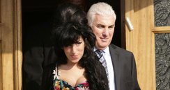 Amy Winehouse and her father Mitch 