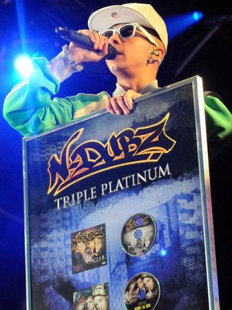 N Dubz performing live