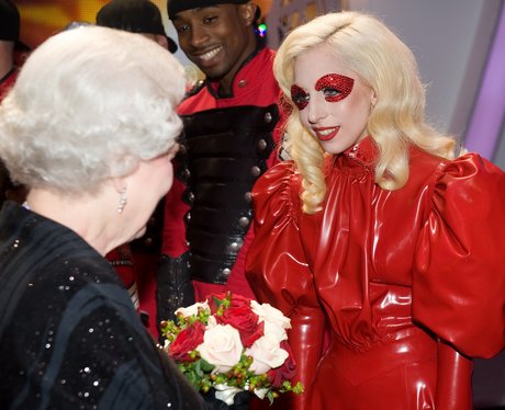 Lady gaga and the Queen