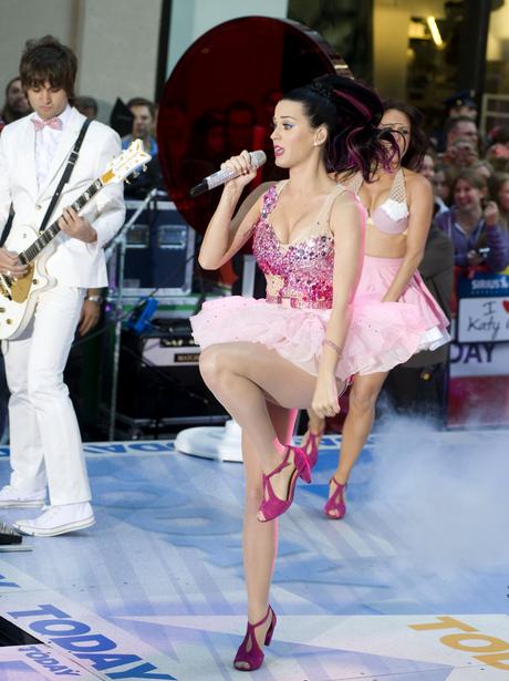 katy Perry performing live