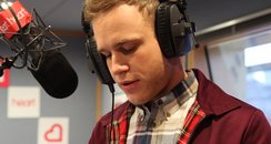 Olly Murs in the Heart studio