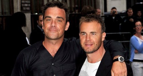 Robbie Williams and Gary Barlow