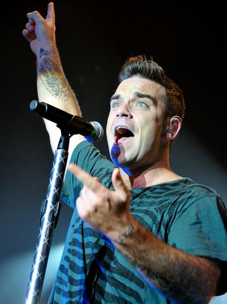 Robbie Williams and Gary Barlow