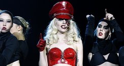 lady gaga  live during the Capitals Jingle Ball Ba