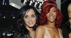 Katy Perry, Rihanna, Kei$ha and Nicki Minaj at the