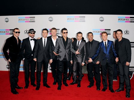 Backstree Boys with The New Kids On The Block at t