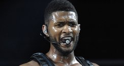 usher performing live