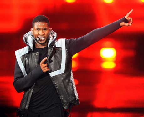 usher performing live