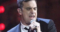 robbie williams at the brit awards
