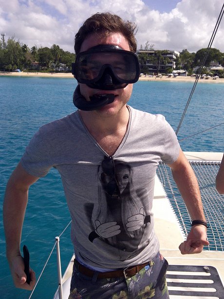 Olly Murs on holiday