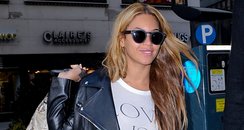 beyonce  wearing studded trousers