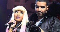 Nicki Minaj and Drake performing live