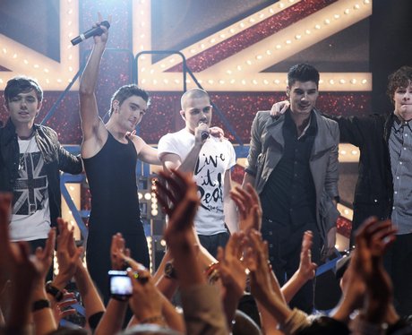 The Wanted perform at The Brit Awards 2011 nominat