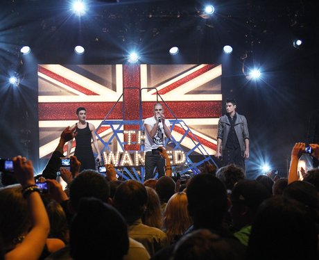 The Wanted perform at The Brit Awards 2011 nominat