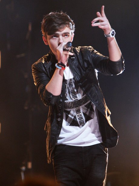 The Wanted perform at The Brit Awards 2011 nominat