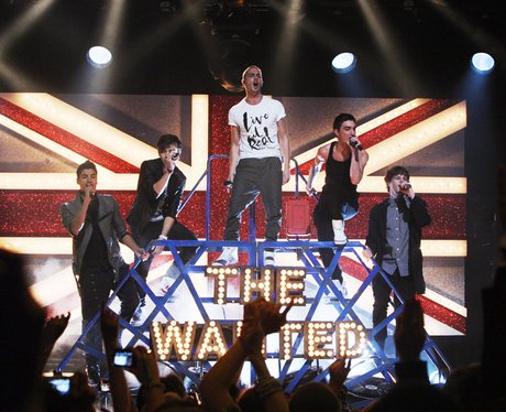 The Wanted perform at The Brit Awards 2011 nominat