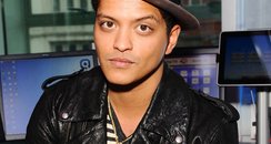 Bruno Mars in the Capitalfm Studios