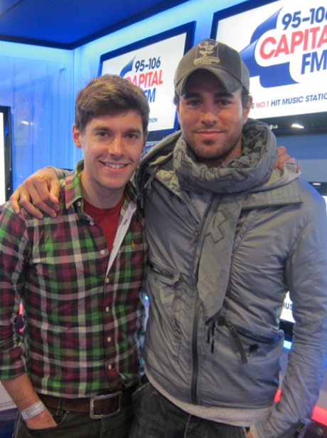 Enrique Iglesias with Rich Clarke