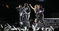 Black Eyed Peas at the The Super Bowl XLV