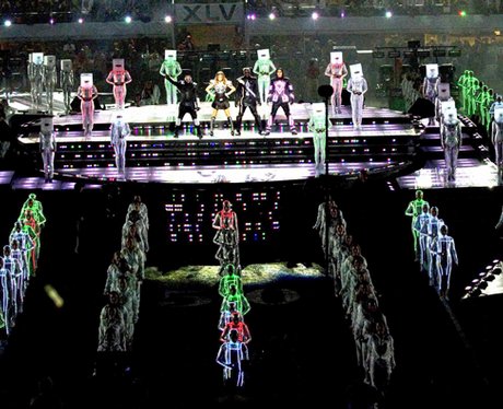 Black Eyed Peas at the The Super Bowl XLV