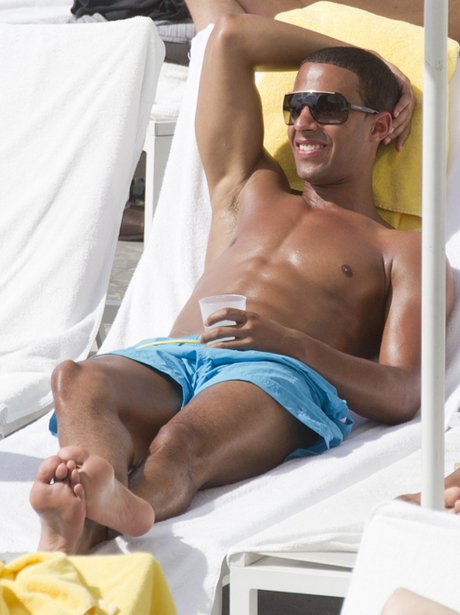 Boy band JLS on holiday in Miami