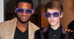 Usher and Justin Bieber Never Say Never premiere