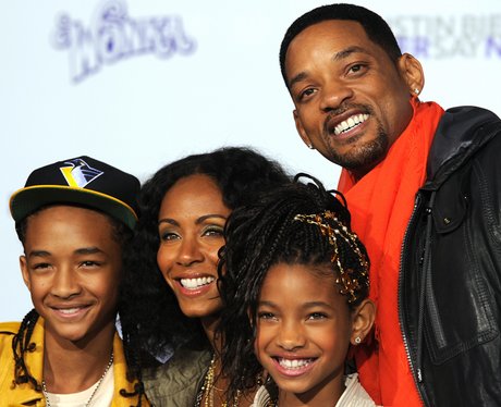will smith and family Never Say Never premiere