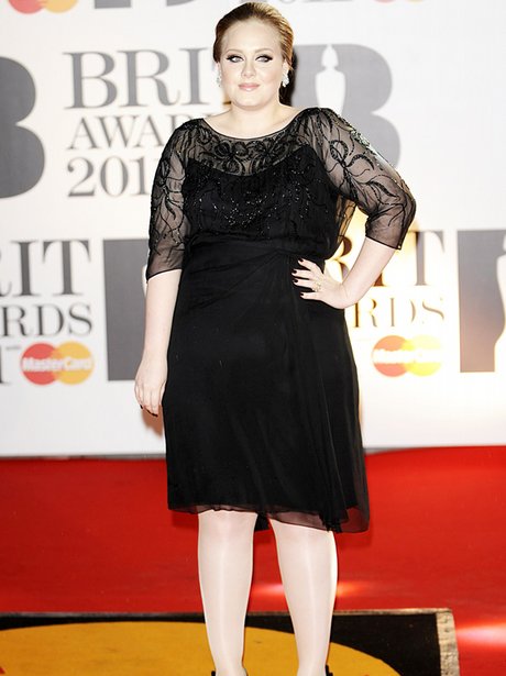 Adele arriving for the 2011 Brit Awards