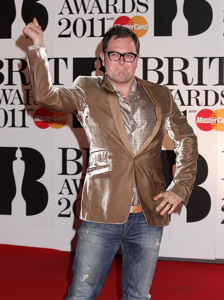 Alan Carr arriving for the 2011 Brit Awards